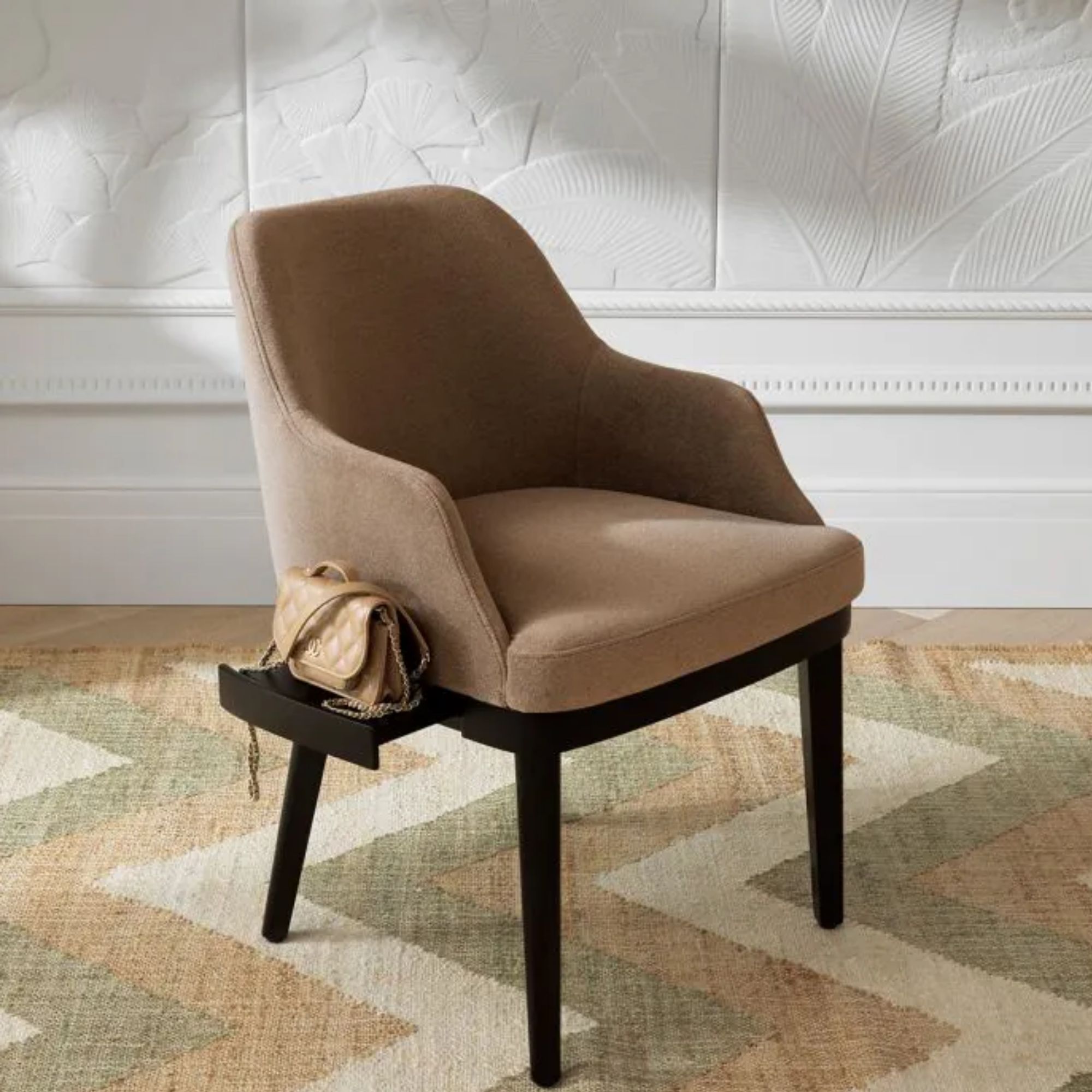 Costa Dining Chair with Shelf